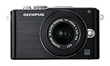 OLYMPUS �}�C�N����� PEN Lite E-PL3 �����Y�L�b�g �u���b�N E-PL3 LKIT BLK