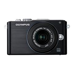 Olympus PEN E-PL3 Systemkamera (12 Megapixel, 7,6 cm (3 Zoll) Display, bildstabilisiert) schwarz Kit mit 14-42mm Objektiv schwarz