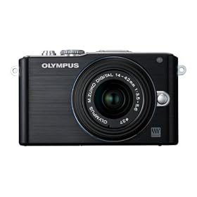 Olympus E-PL3 Compact System Camera - Black (M.ZUIKO Digital 14 -42mm II R Lens Kit)