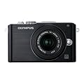 Olympus PEN E-PL3 Systemkamera (12 Megapixel, 7,6 cm (3 Zoll) Display, bildstabilisiert) schwarz Kit mit 14-42mm Objektiv schwarz