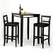 Home Styles 5123-358 Manhattan Piece Pub Set, Black