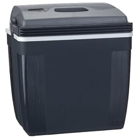 Ezetil E27 - Glaci�re �lectrique 12 V LCD - Argent / Gris - 39 x 28,5 x 43 cm