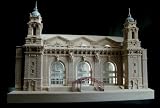 Signed and Dated Limited Edition Architectural Model of Ellis Island By Timothy Richards