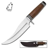 Timber Wolf Elite Rugged Bowie w/ Leather Sheath