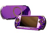 PlayStation Portable 2000 (PSP-Slim) Skin - NEW - PURPLE CHROME MIRROR system skins faceplate decal mod