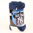 New York Yankees Lightweight Fleece Blanket (Logo + Name, 50 x 60)