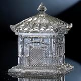 SMALL PAGODA CRYSTAL COVERED BOX