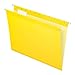 Pendaflex Reinforced Hanging File Folders, Letter Size, Yellow, 1/5 Cut, 25/BX (4152 1/5 YEL)