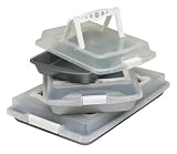 OvenStuff Non-Stick Six Piece Covered with Handles Bakeware Set - White