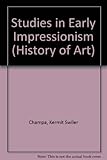 Studies in early Impressionism
