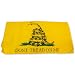 Yellow Gadsden Flag Beach Towel Don't Tread On Me