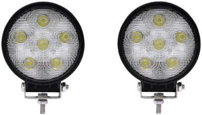 2pcs 18W LED Work Light Lamp ATV Heavy Duty Boat Truck Jeep Offroad 4x4 Trailer Ranger 12V Spot Light