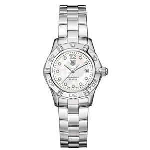 TAG Heuer Women's WAF141G.BA0813 Aquaracer Diamond Accented Watch
