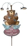 Outdoor Living : Blissful Bear Garden Stake Whirligig