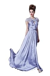 Chiffon/Taffeta/Tulle Crystal Crystals Backless Beaded Lace Applique Prom Dress/Quinceanera Dress 