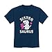 TeeStars - Sister Saurus - Cute Gift for Big Sister Girls T-Rex Kids T-Shirt