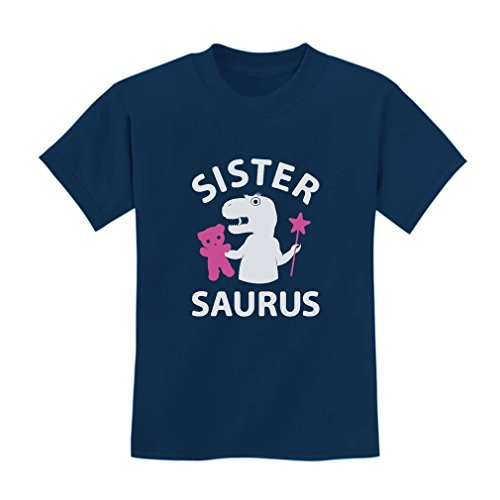 TeeStars - Sister Saurus - Cute Gift for Big Sister Girls T-Rex Kids T-Shirt
