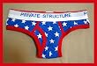 Private Structure American Rockstar Hip Brief (Red)