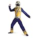 Power Rangers Samurai Gold Ranger Classic Child Costume Size 4-6