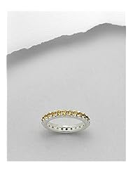 Citrine Ring In 92.5 Sterling Silver