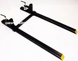 LD Clamp on Pallet Forks with Stabilizer Bar for tractor or skid steer loaders buckets