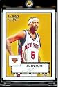 2005 06 Topps Style '52 Jalen Rose New York Knicks Basketball Card #63 - Mint Condition - In Protective Display Case !!