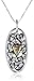Sterling Silver The Love Between a Mother and Daughter Knows No Distance with Gold Plated Heart Pendant Necklace , 18 