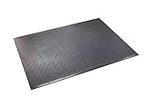 Supermats Solid P.V.C. Mat for Bikes/Steppers (3-Feet x 4-Feet)