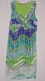 Hype Girls Green Tie Dye Sleeveless Dress