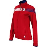 adidas Philadelphia 76ers Ladies Red On-Court East Full Zip Jacket (X-Large)