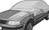 DEMA Auto-Halbgarage aus Nylon fuer Limousinen