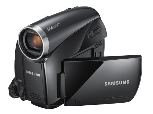 Samsung D391 Mini DV Camcorder  -Black (34x Optical) 2.7 inch LCD