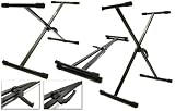 Review Boston  / KEYBOARD ORGAN STAND Heavy Duty 'Boston' Quick Release