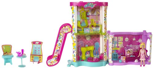 Polly Pocket Designables Courtyard and Bedroom Playset