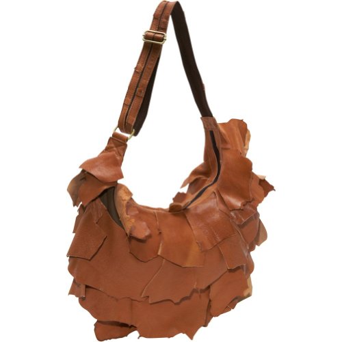 AmeriLeather Noah Leather Eco-Hobo (Camel)