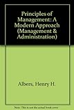Principles of management : a modern approach