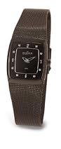 Skagen 380XSMM1 Womens Watch with Brown Mother Of Pearl & Swarovski Dial with Brown Mesh Strap