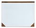 Desk Pads - TOPS 7950 Quadrille Ruled Desk Pad, 50-Sheet Pad, 22 x 17, Light Blue/Tan Binding