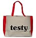 testy Large BELLA TOTEBAG w/ pockets (Choice of Colors)