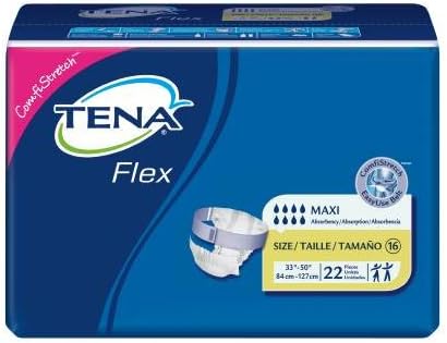 Sca Incont 78383100 Incontinent Brief Tena Flexi-fit Maxi Belted Large Disposable Maximum Absorbency 67838 Box Of 66
