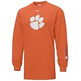 Nike Clemson Tigers Orange Classic Logo Long Sleeve T-shirt