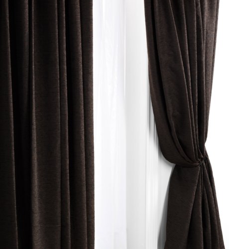 Brushed Stripe Lined Pencil Pleat Curtains