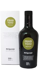 Melgarejo Frantoio Premium - Award Winning Cold Pressed EVOO Extra Virgin Olive Oil, 2012-2013 Harvest, 17-Ounce Glass bottle