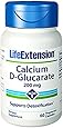 Life Extension Calcium D-Glucarate 200 Mg, 60 vegetarian capsules
