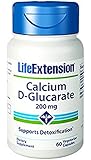Life Extension Calcium D-Glucarate 200 Mg, 60 vegetarian capsules