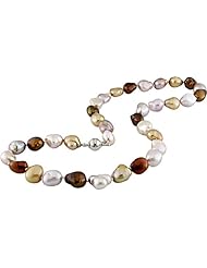 Sterling-Silver 10 MM White Freshwater Cultured Pearl Strand, 18"