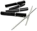 Yamazaki Stainless Steel My Chopsticks in Black Case, Set of 4