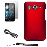 Red Smooth Design Cover / 2 Piece Snap On Crystal Protective Hard Case for  ....
