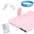 Amazon Kindle 2 Pink Melrose Leather Case + Wall Charger White Color + Wristband + Screen Protector