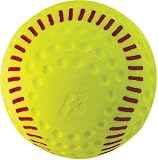 Baseball - Baden Red Seam Yellow Dimple Ball